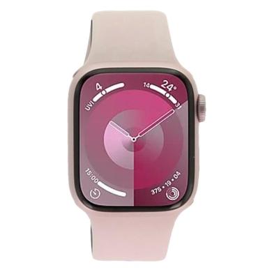 Apple Watch Series 9 GPS 41mm Aluminium rosé Bracelet Sport rose pâle M/L - comme neuf Reconditionné - Apple reconditionné disponible sur As Good As New